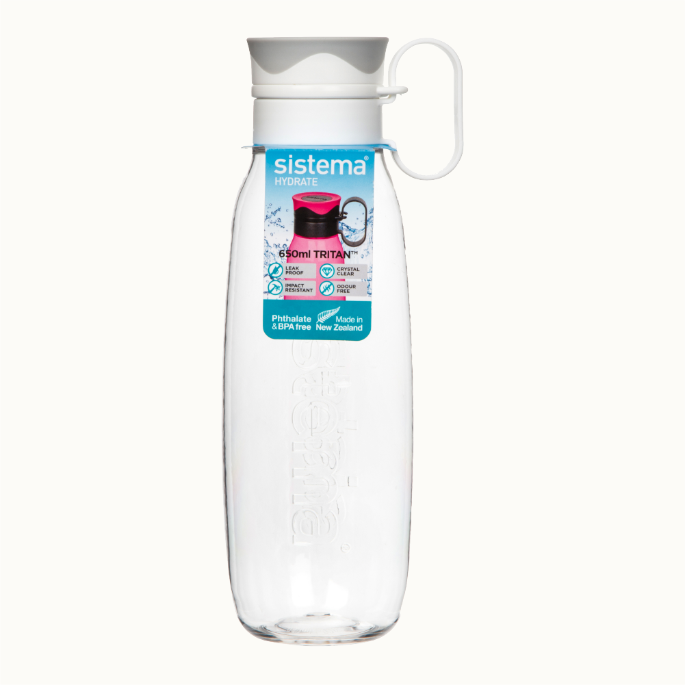 SISTEMA Traverse Plastic Water Bottle With Handle