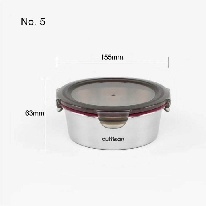 Cuitisan Flora Round Lunch Box
