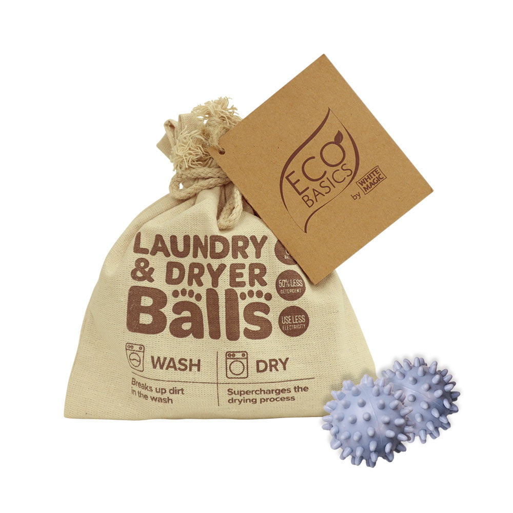 White Magic Eco Basics Laundry And Dryer Balls 8pcs