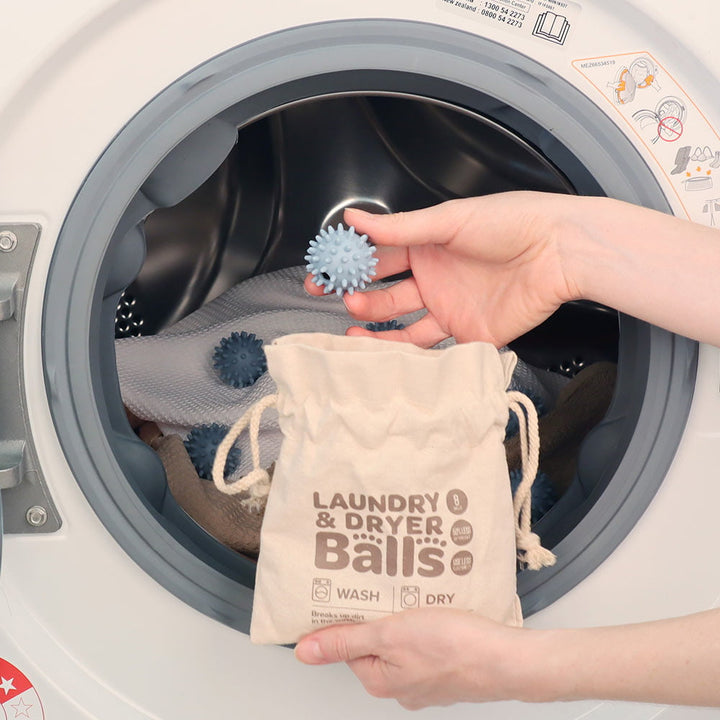 White Magic Eco Basics Laundry And Dryer Balls 8pcs