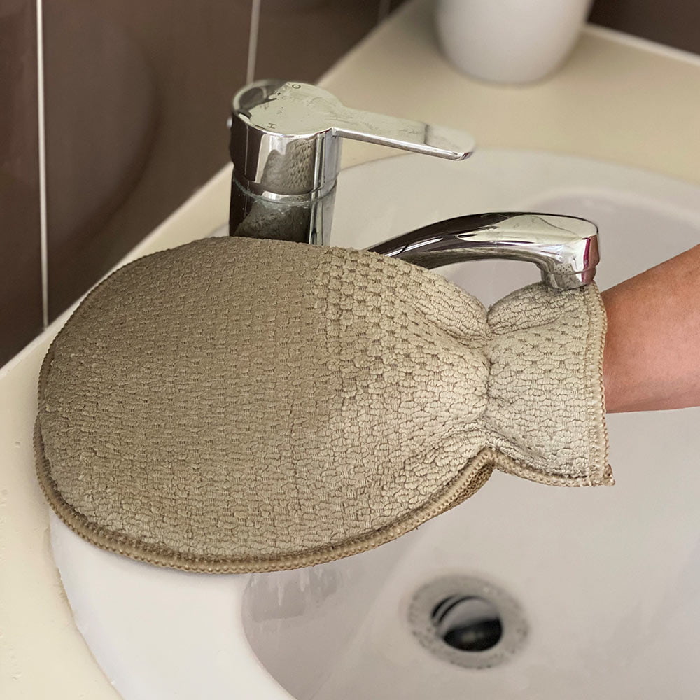 White Magic Eco Cloth Bathroom Glove