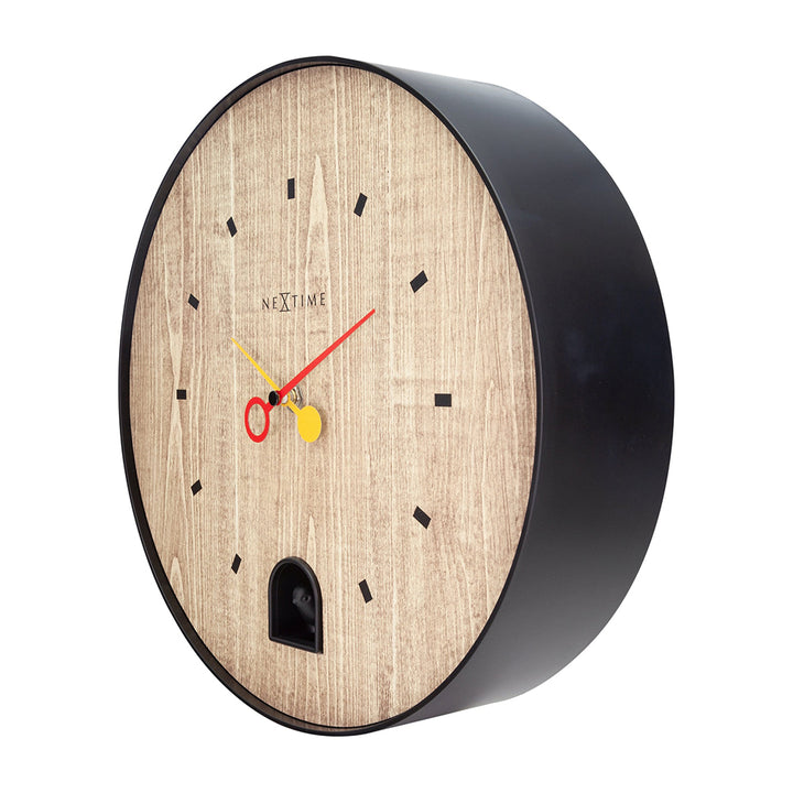 NeXtime Nightingale Cuckoo Wall Clock 30cm (Black)