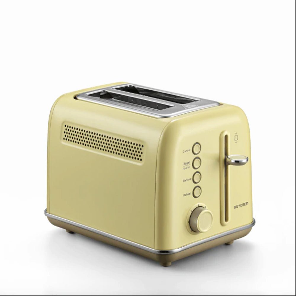 Buydeem 2Slice Toaster, Mellow Yellow Modern Home SG ModernHome SG