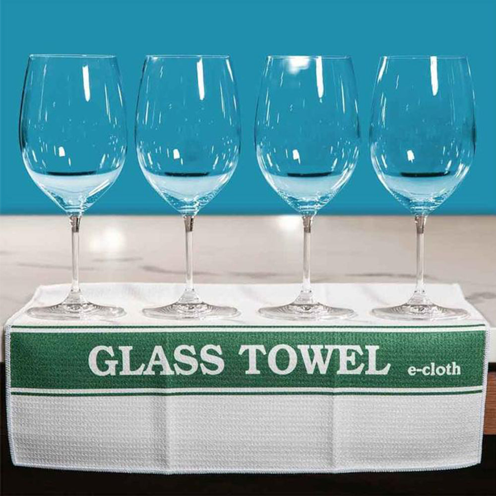E-CLOTH Glassware Drying & Polishing Microfibre Towel