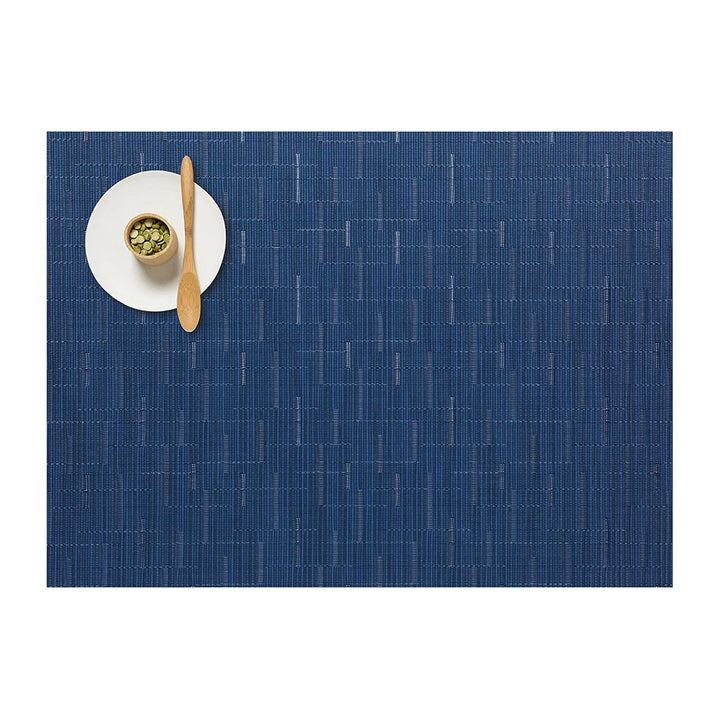 CHILEWICH TerraStrand Microban Bamboo Woven Table Mat 36 x 48 cm, Lapis