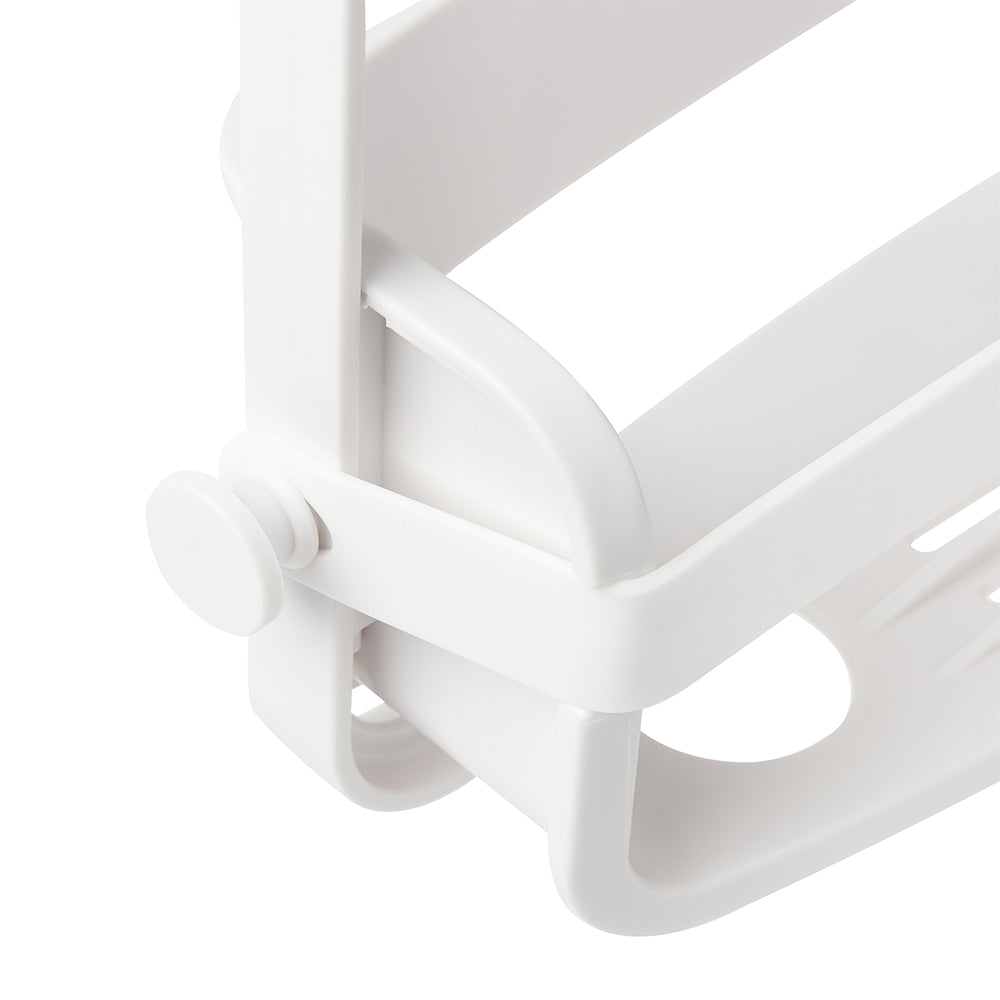 UMBRA Flex 2-Tier Shower Caddy Rack, White