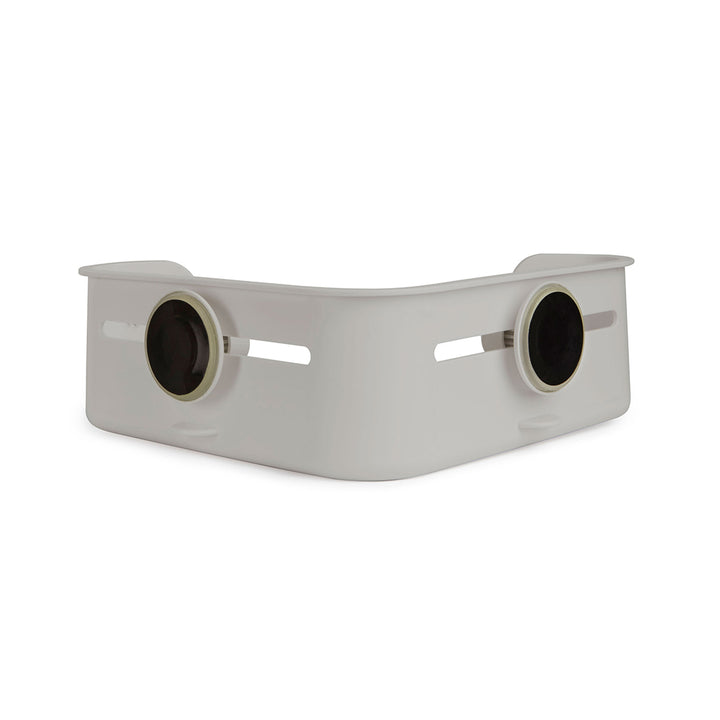 Umbra Flex Gel-Lock Suction Cup Corner Shower Rack, Grey