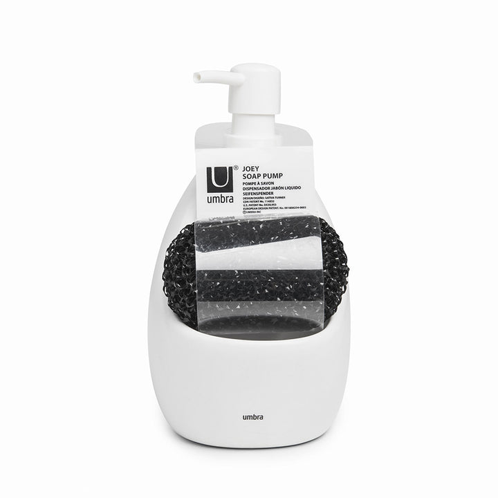 UMBRA Joey Soap Dispenser, 590 ml, White