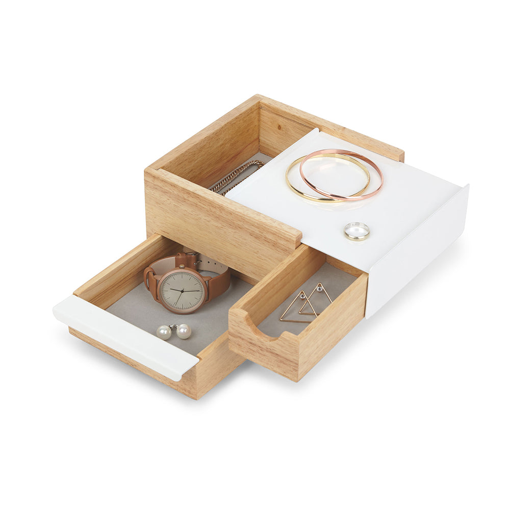 UMBRA Stowit Mini Jewelry Box, Natural