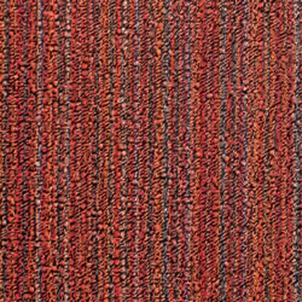 CHILEWICH TerraStrand Microban Skinny Stripe Door Mat 46 x 71 cm, Orange