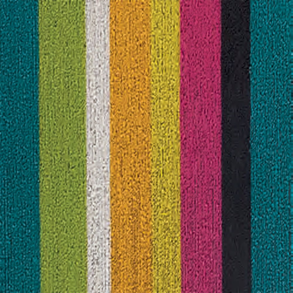 CHILEWICH TerraStrand Microban Bold Stripe Utility Mat 61 x 91 cm, Multi-Color