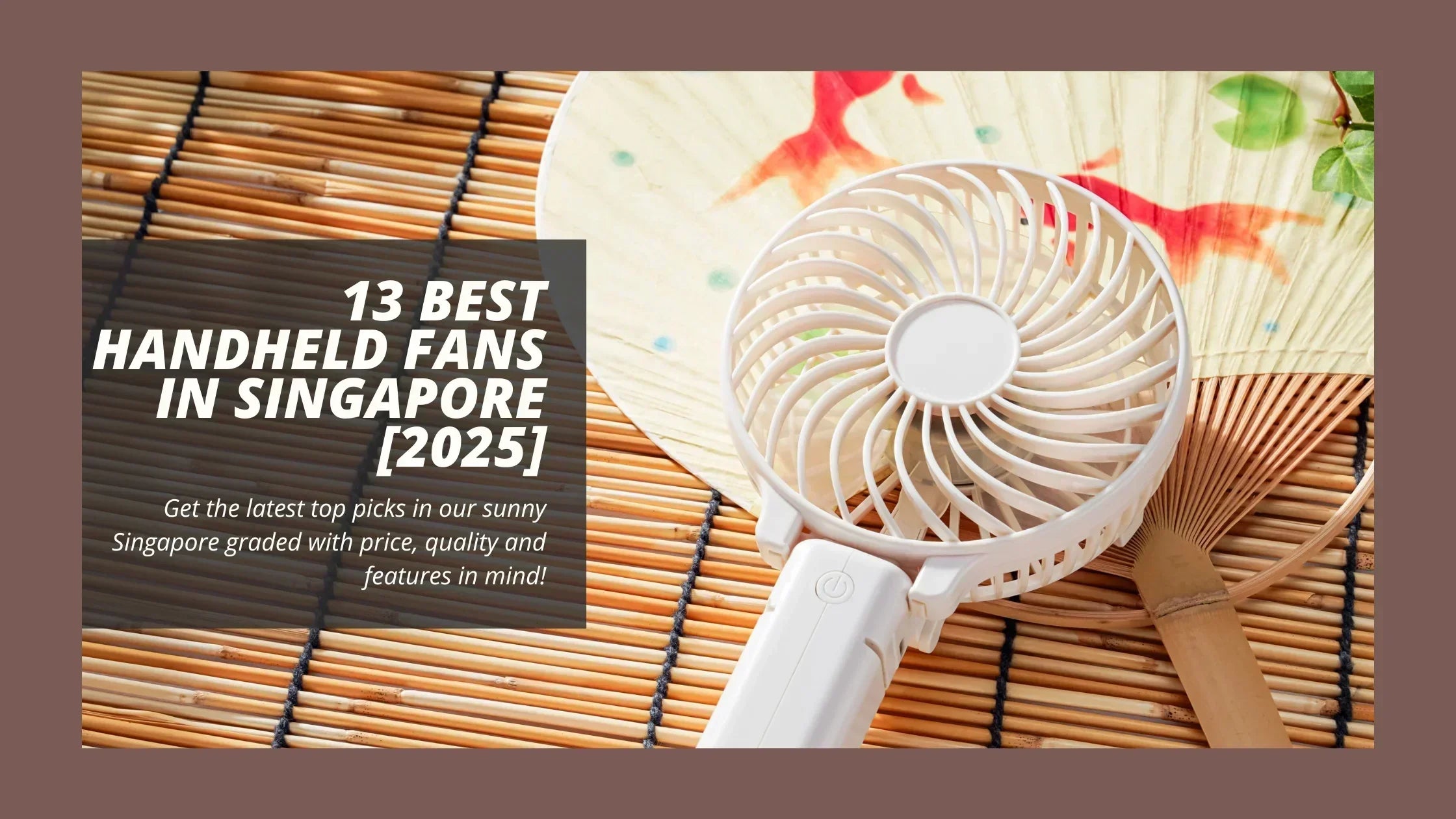 13 Best Handheld Fans in Singapore [2025] – Modern Home Singapore