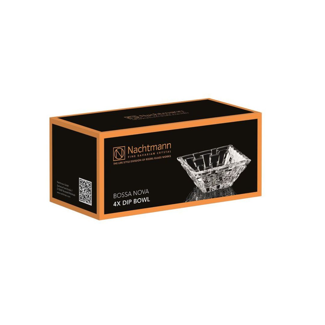 Nachtmann Lead Free Crystal Square Dip Bowl