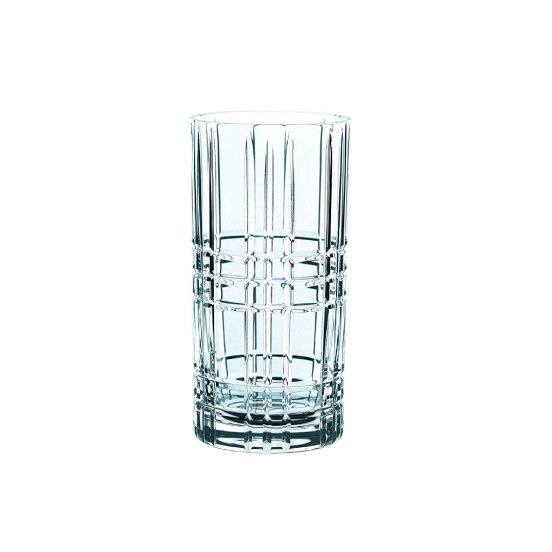 Nachtmann Lead Free Crystal Square Longdrink Set of 4Pcs