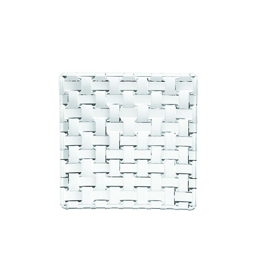 Nachtmann Bossa Nova Lead Free Crystal Square Platter Set of 2Pcs