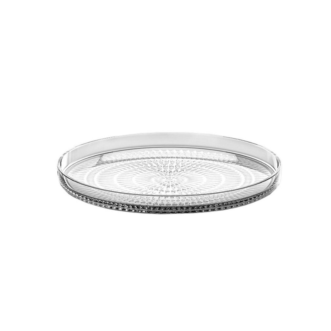 Nachtmann Ethno Lead Free Crystal Round Plate Set of 2Pcs