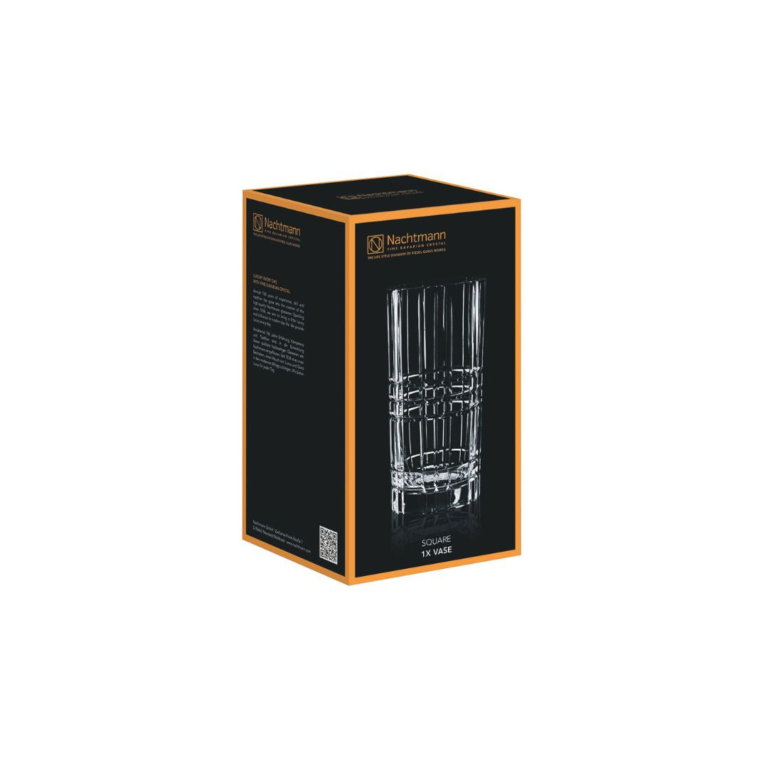 Nachtmann Square Lead Free Crystal Vase