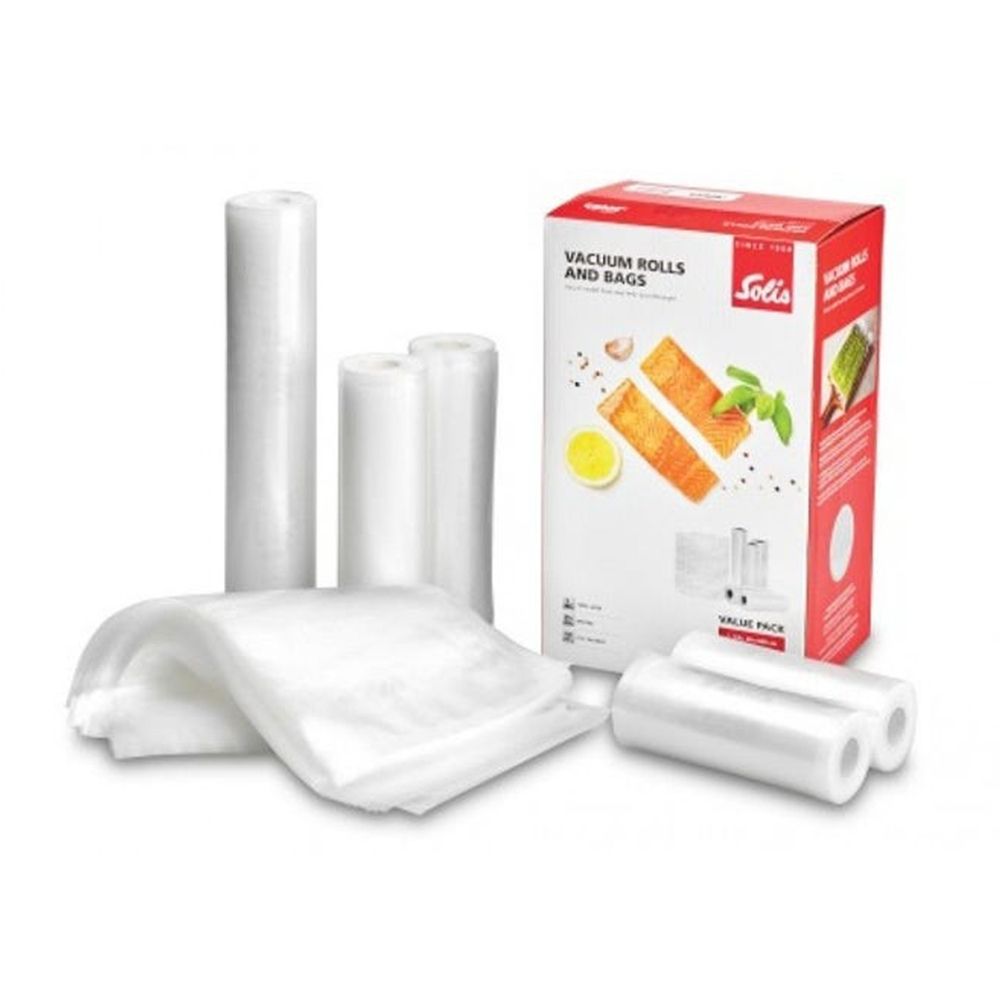 Solis Vacuum Bags And Rolls Value Pack