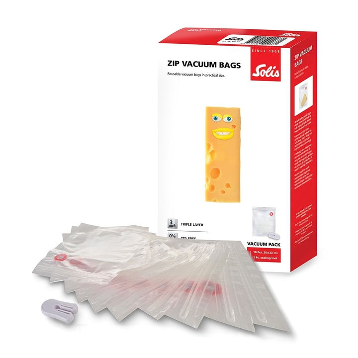 Solis Vacuum Zipper Bags 10Pcs/Box