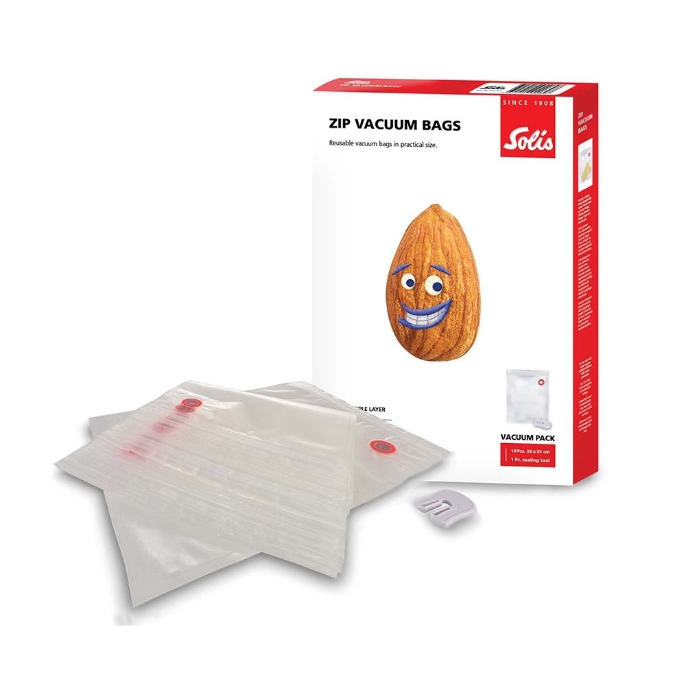 Solis Vacuum Zipper Bags 10Pcs/Box