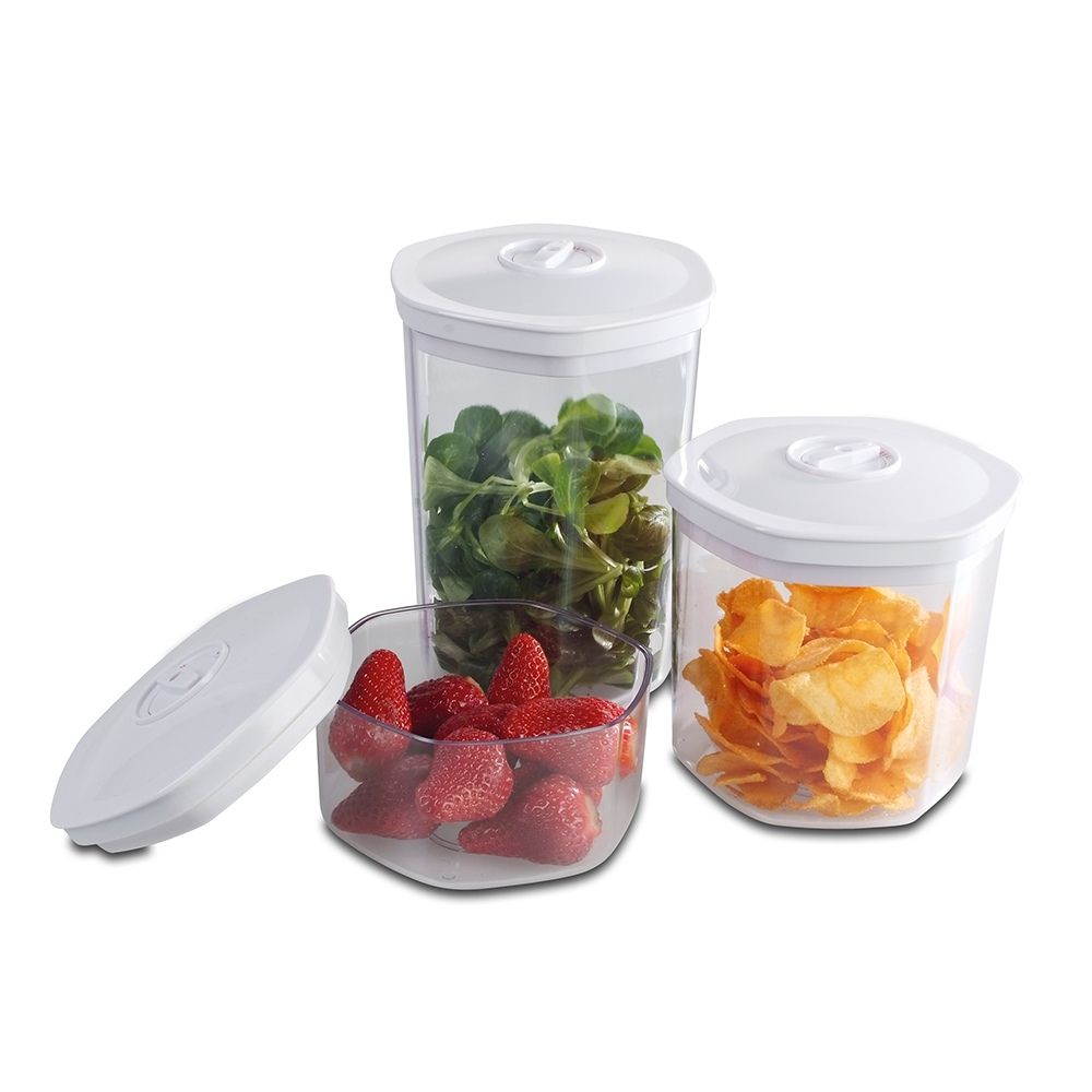 Solis Vacuum Hexagonal Container 3Pc