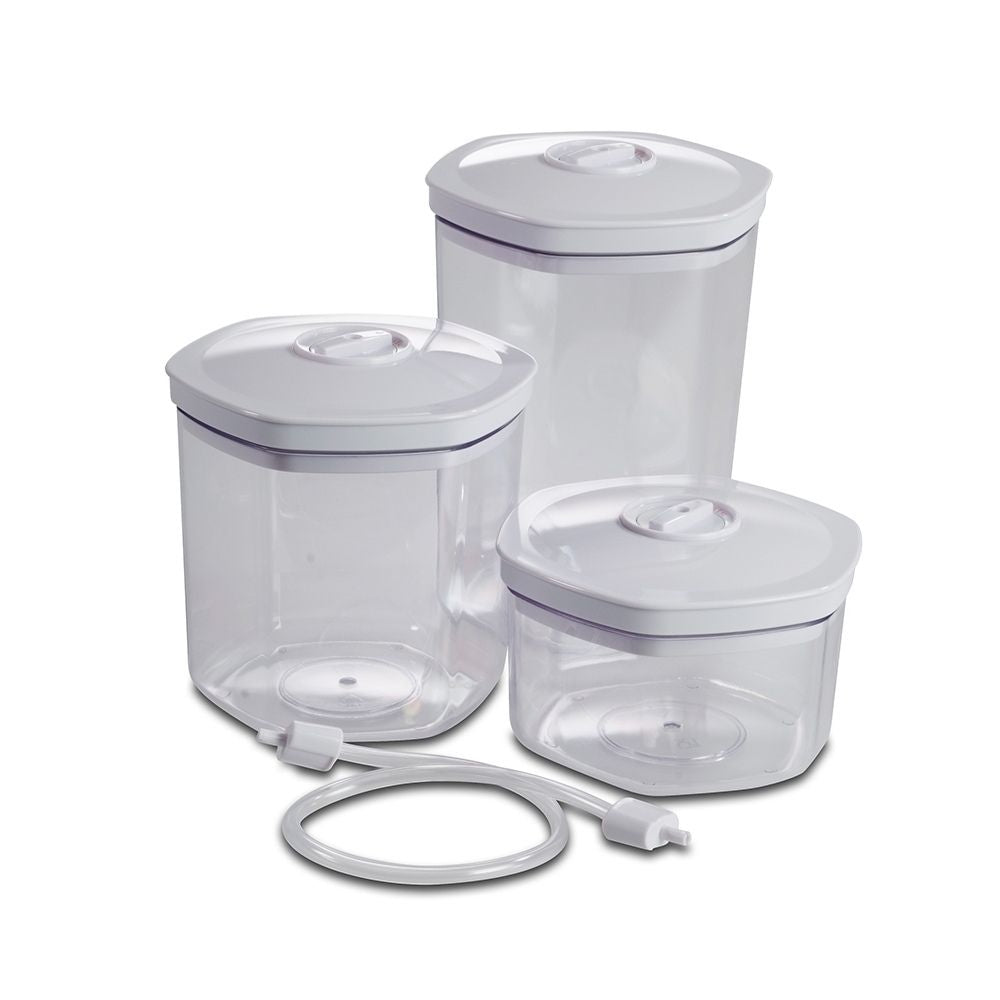 Solis Vacuum Hexagonal Container 3Pc