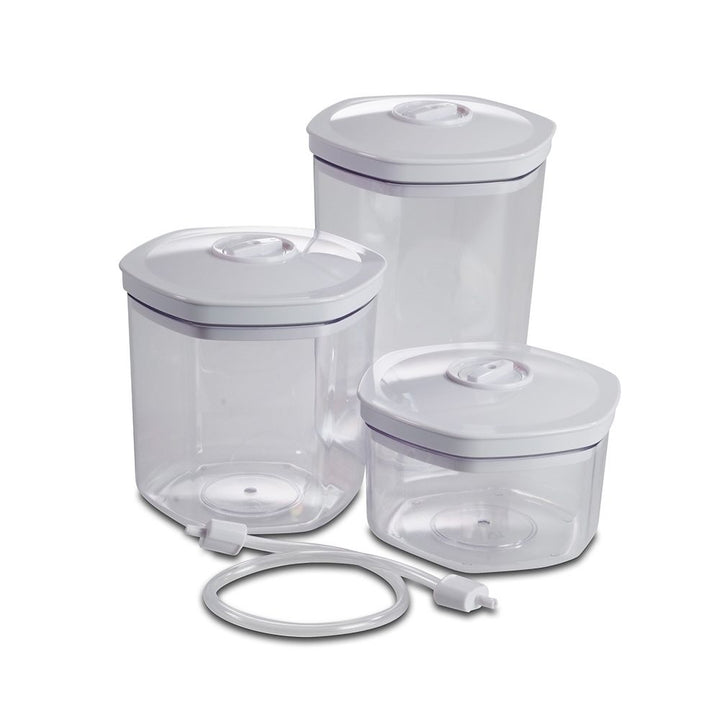 Solis Vacuum Hexagonal Container 3Pc