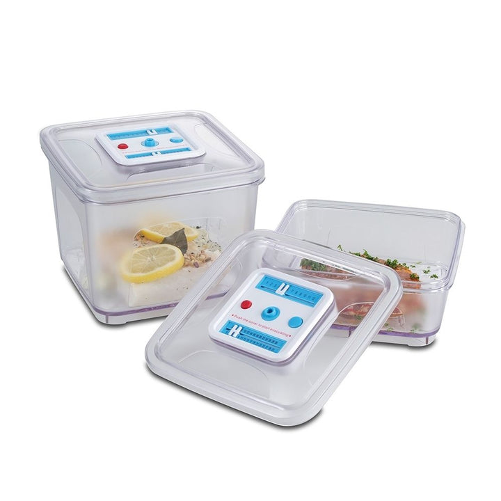 Solis Vacuum Quadratic Container 2Pc