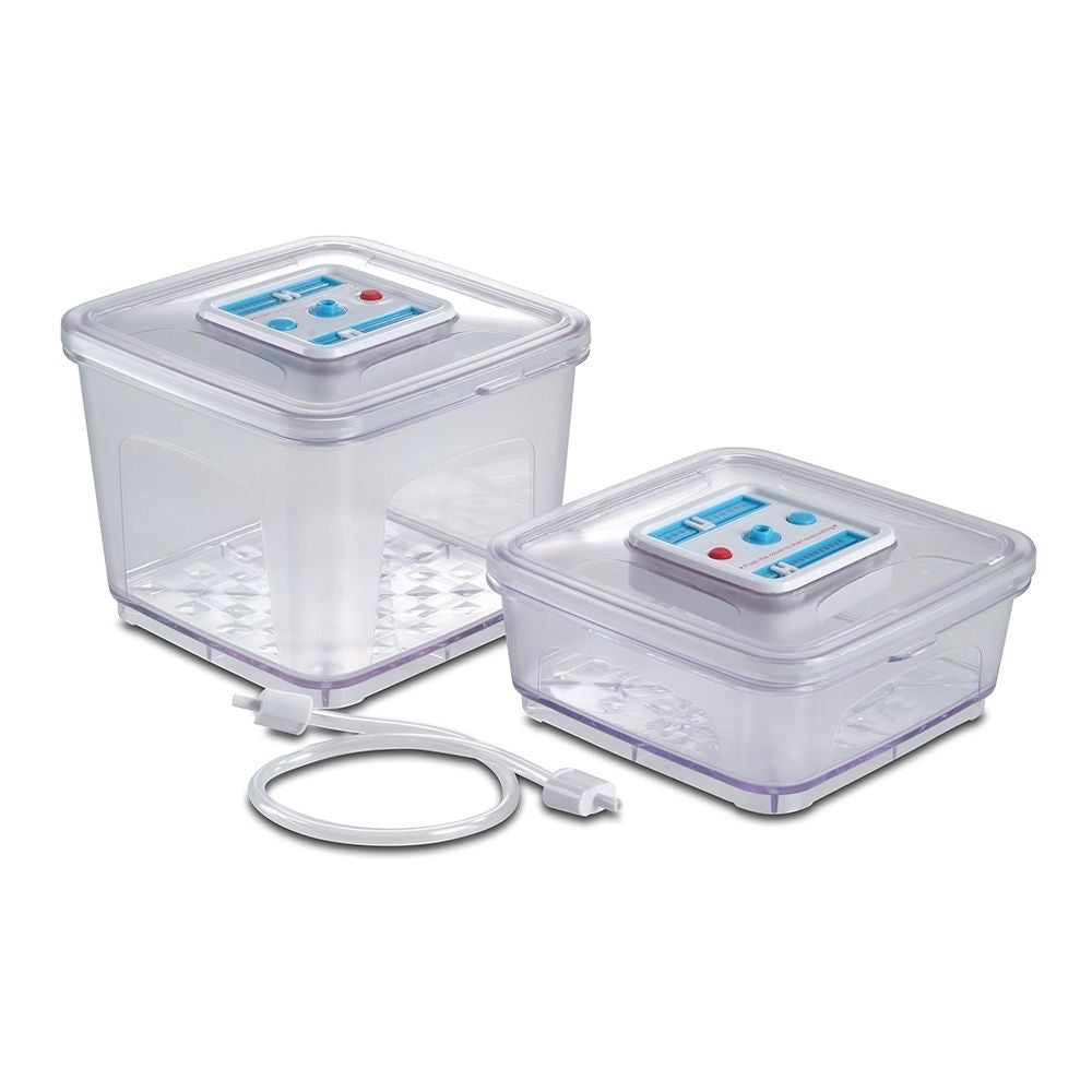 Solis Vacuum Quadratic Container 2Pc