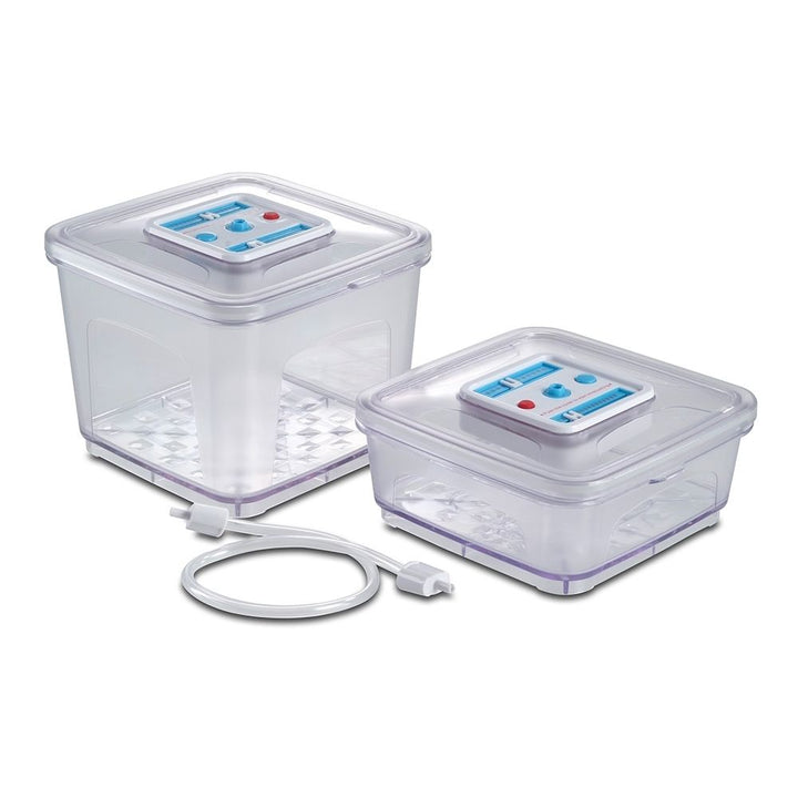 Solis Vacuum Quadratic Container 2Pc