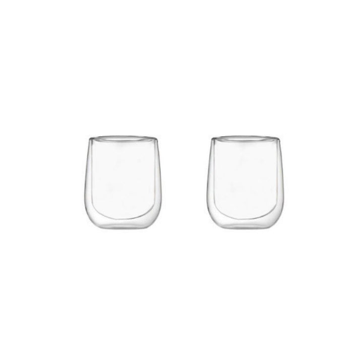 Aramoro Borosilicate Glass Double Wall Cup 2pcs/Set