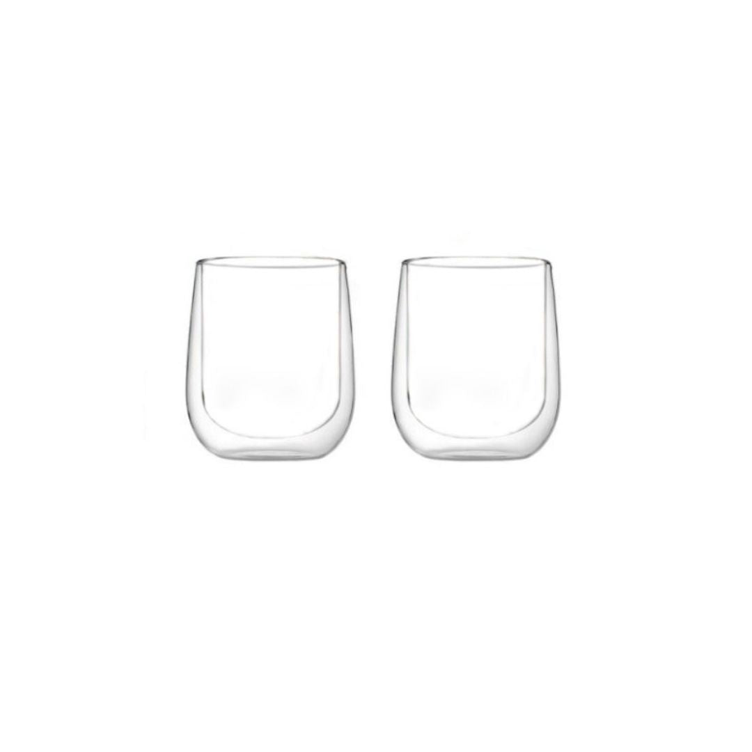 Aramoro Borosilicate Glass Double Wall Cup 2pcs/Set