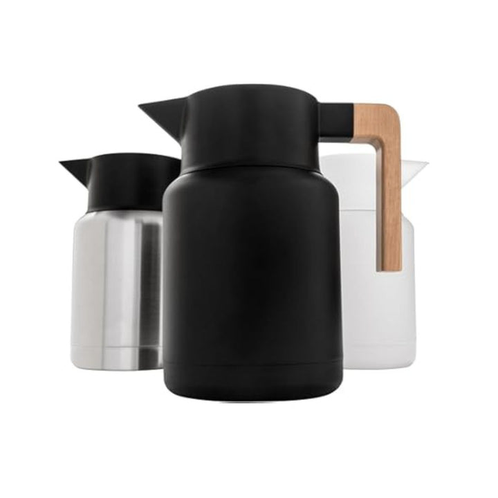 Aramoro Double Wall Vacuum Jug With Wooden Handle 1.5L