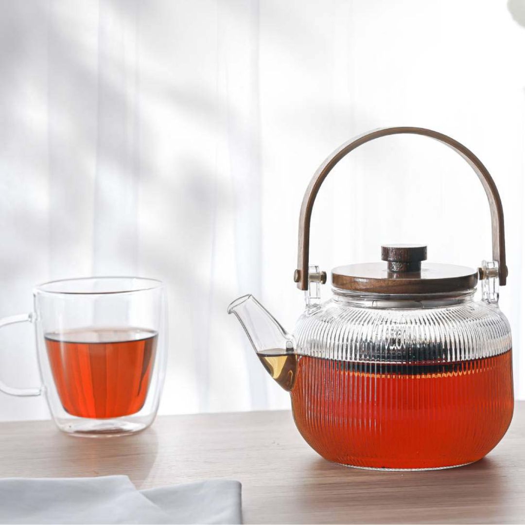 Aramoro Borosilicate Glass Teapot 800Ml