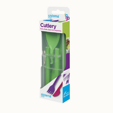 Load image into Gallery viewer, SISTEMA 3 Piece Detachable Cutlery Set To Go
