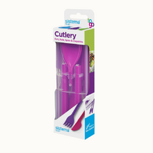 Load image into Gallery viewer, SISTEMA 3 Piece Detachable Cutlery Set To Go
