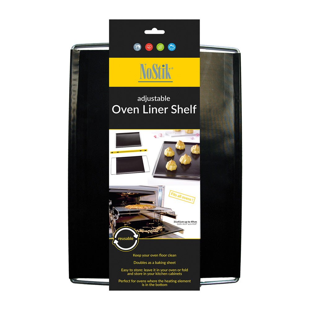 Nostik Adjustable Oven Liner Shelf