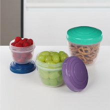 Load image into Gallery viewer, SISTEMA Snack &#39;N&#39; Nest To Go Nestable Snack Containers 3 Pack
