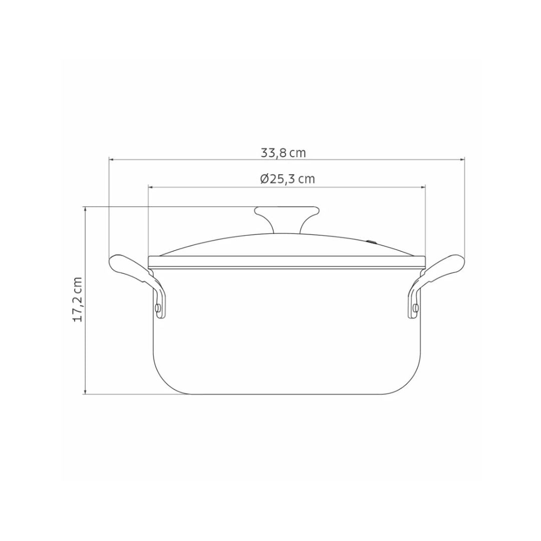 Tramontina Tunis 24cm Ceramic Casserole