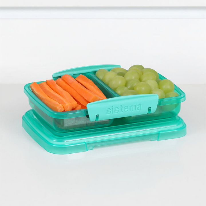 SISTEMA 350ml Plastic Lunch Box With Split