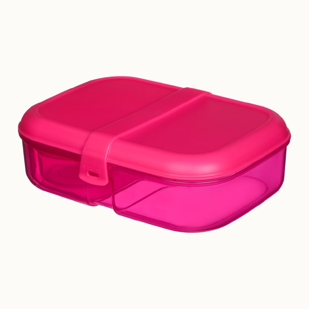 SISTEMA 1.1L Ribbon Lunch Box Dengan Mini Gigitan