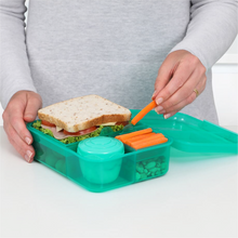 Load image into Gallery viewer, SISTEMA Bento Style Plastic Lunch Cube Box With Yogurt Pot
