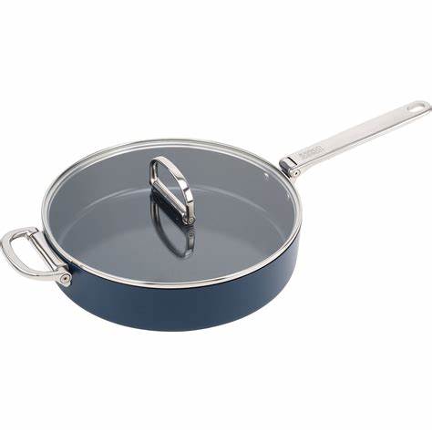 Joseph Joseph Space Folding Handle Ceramic Non-stick 28cm Blue Saute Pan & Lid