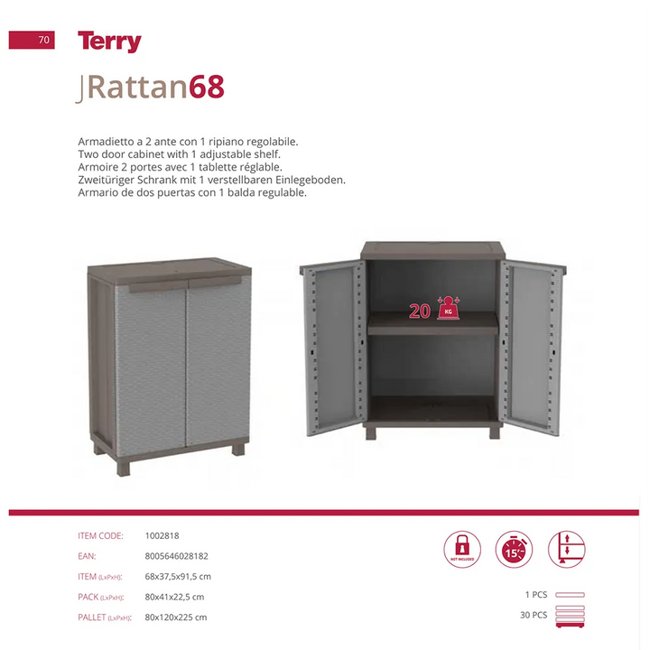 Terry Jrattan Outdoor & Indoor Cabinet