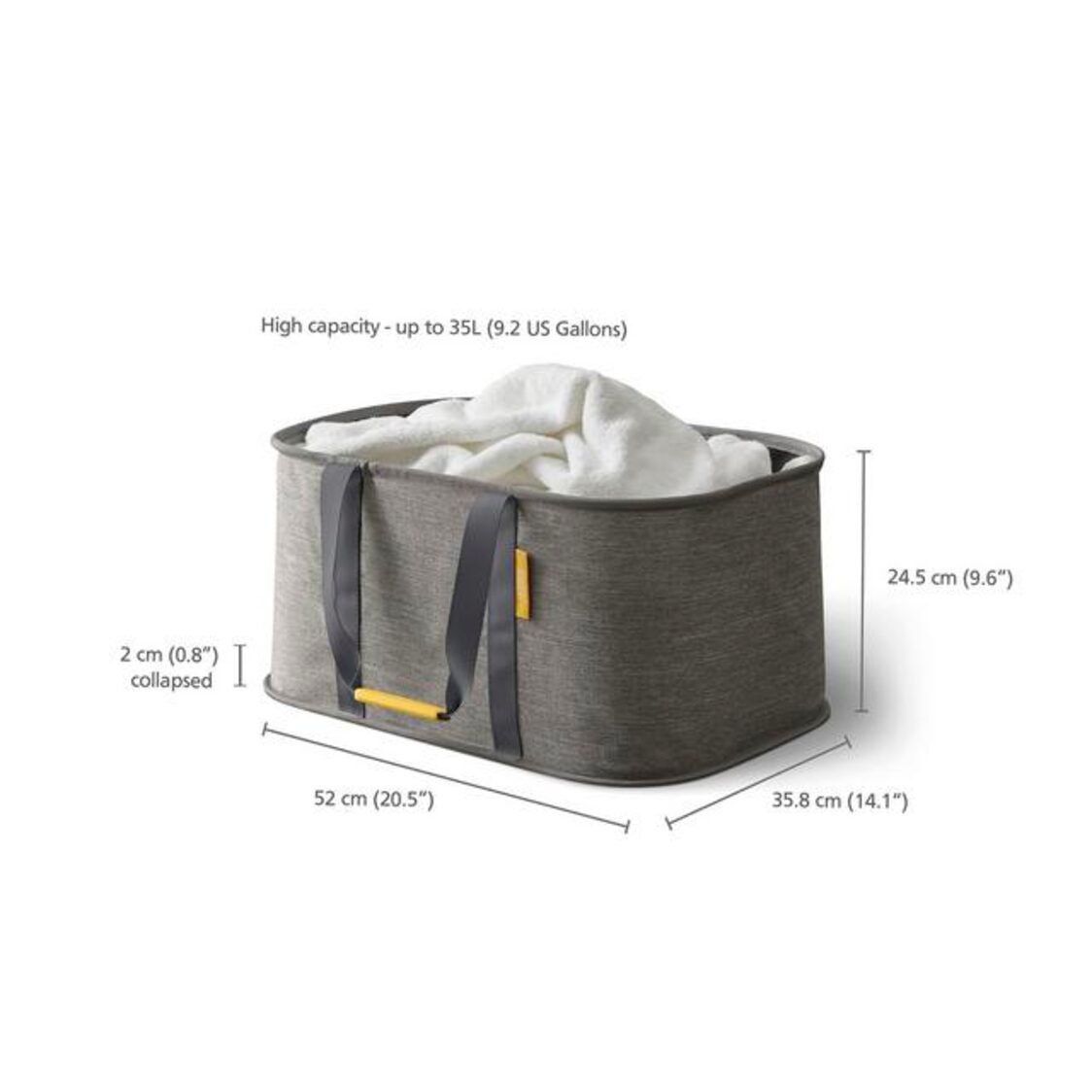 Joseph Joseph Hold-All Max Laundry Basket Grey