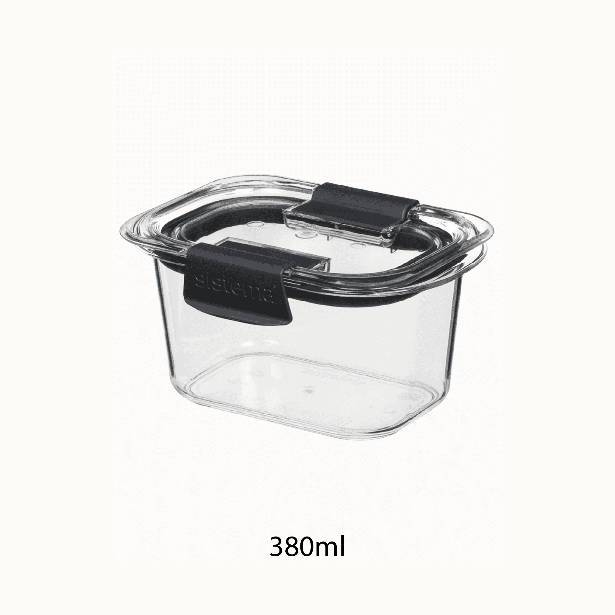 SISTEMA Brilliance Stackable Microwavable Food Storage Container