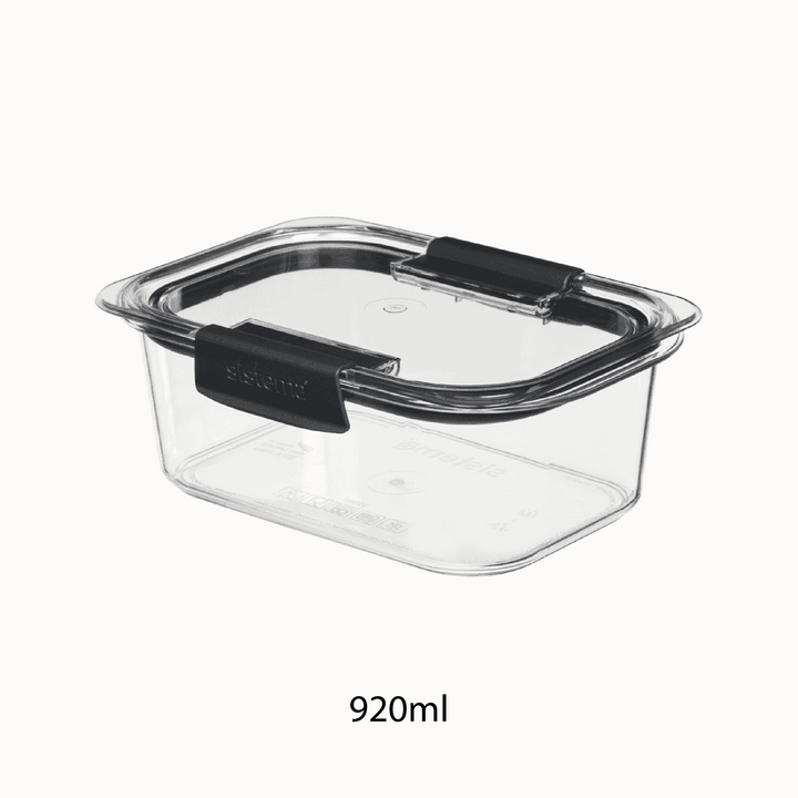 SISTEMA Brilliance Stackable Microwavable Food Storage Container