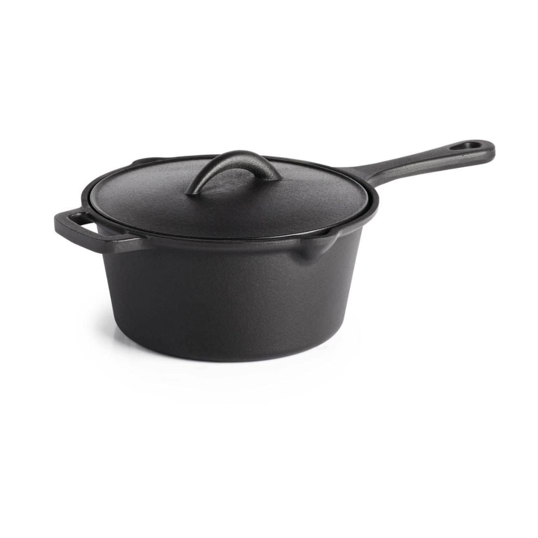 Napoleon Cast Iron Sauce Pan With Lid