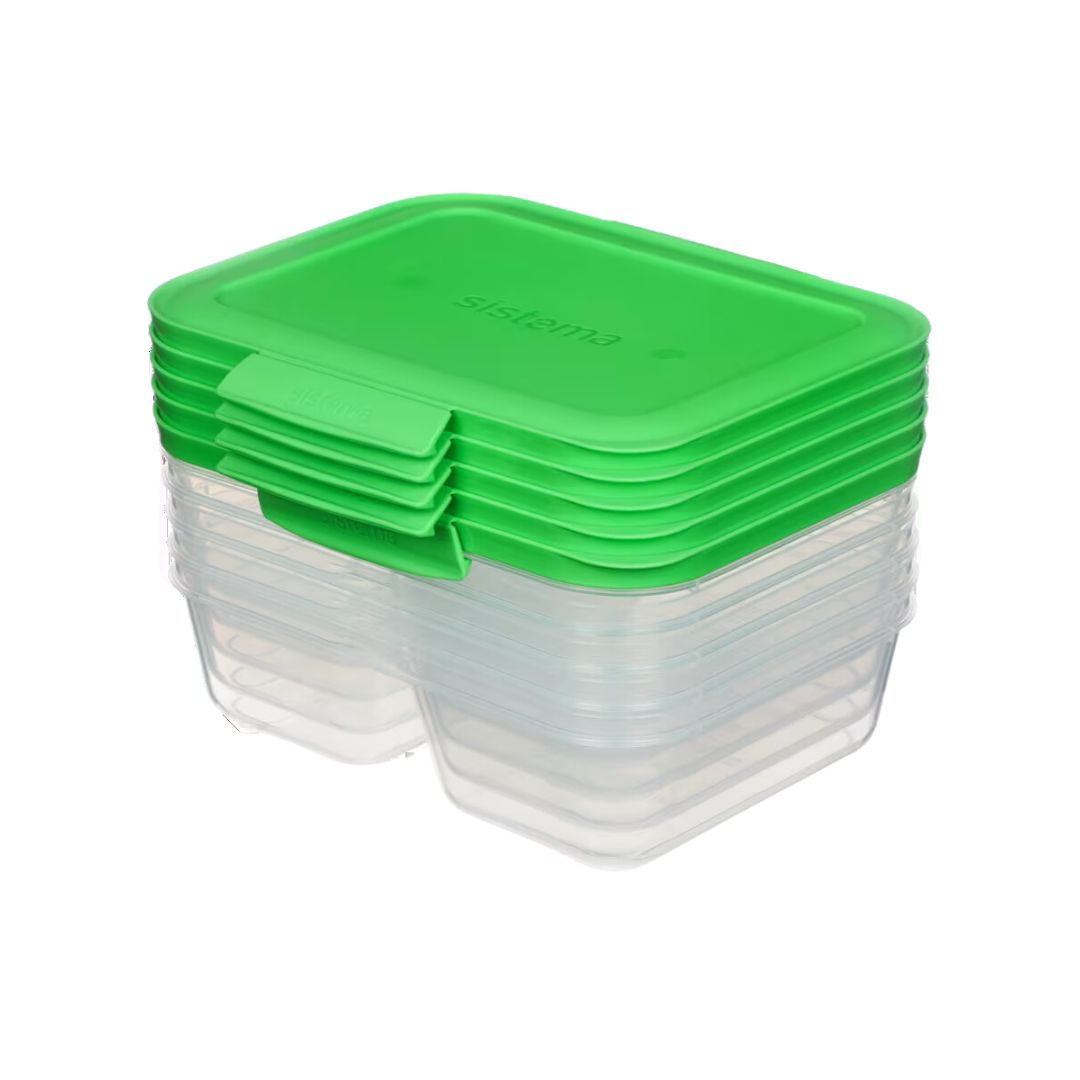 Sistema 870ml Meal Prep Nest It 5 pack