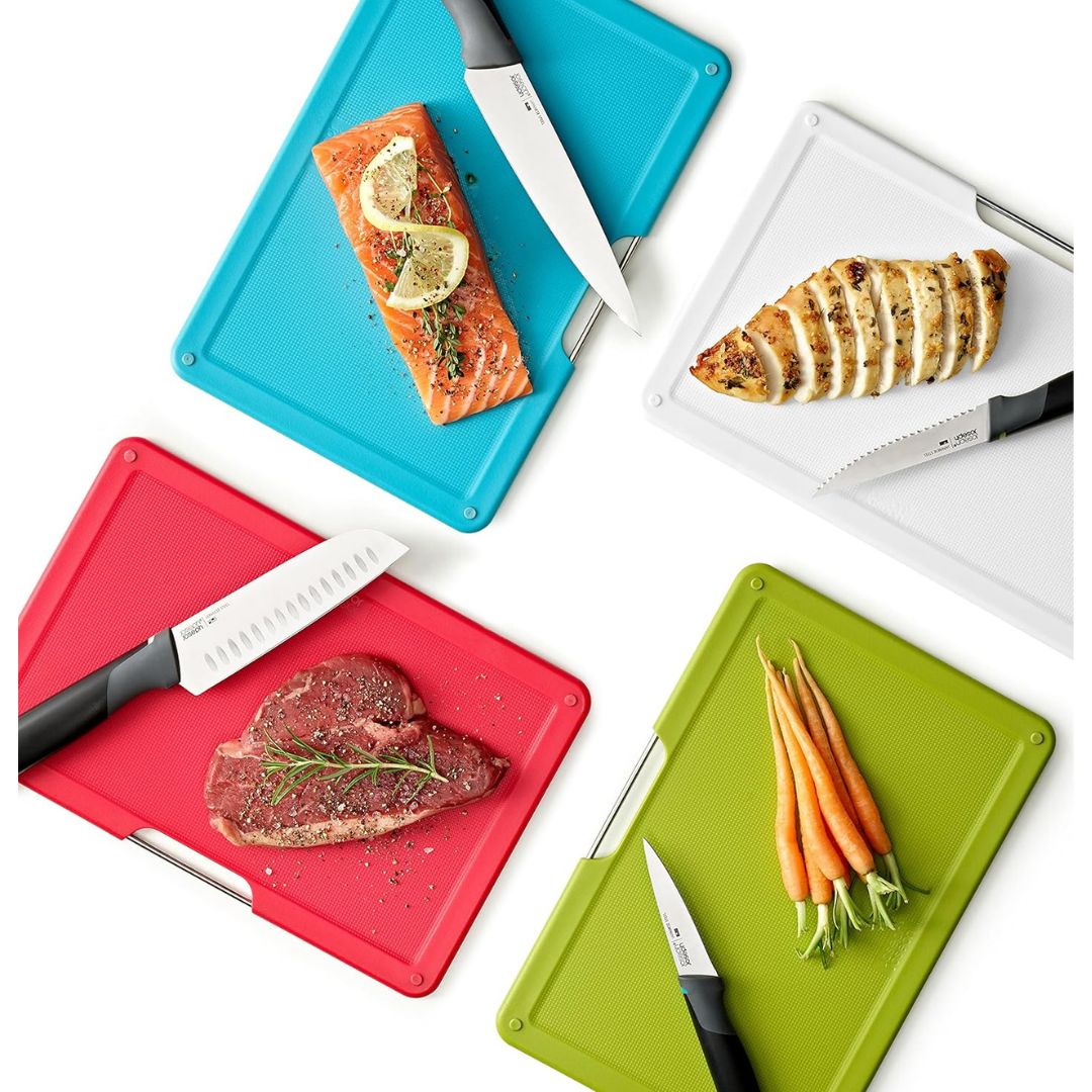 Joseph Joseph Folio Plus Set Pisau & Papan Cincang 8 keping 